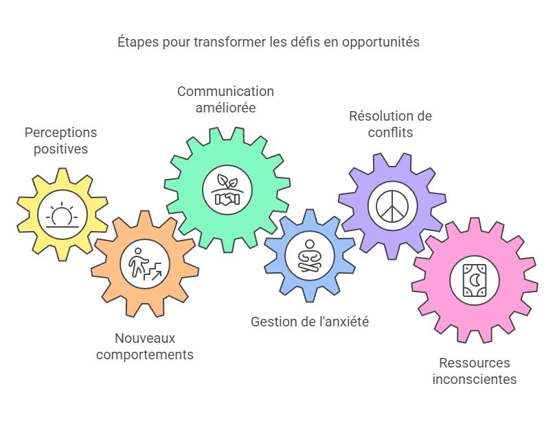 Etapes pour transformer