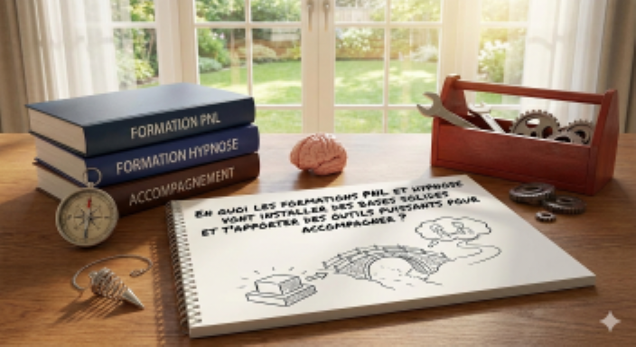 En quoi les formations PNL et hypnose vont installer des bases solides et t'apporter des outils puissants pour accompagner ?